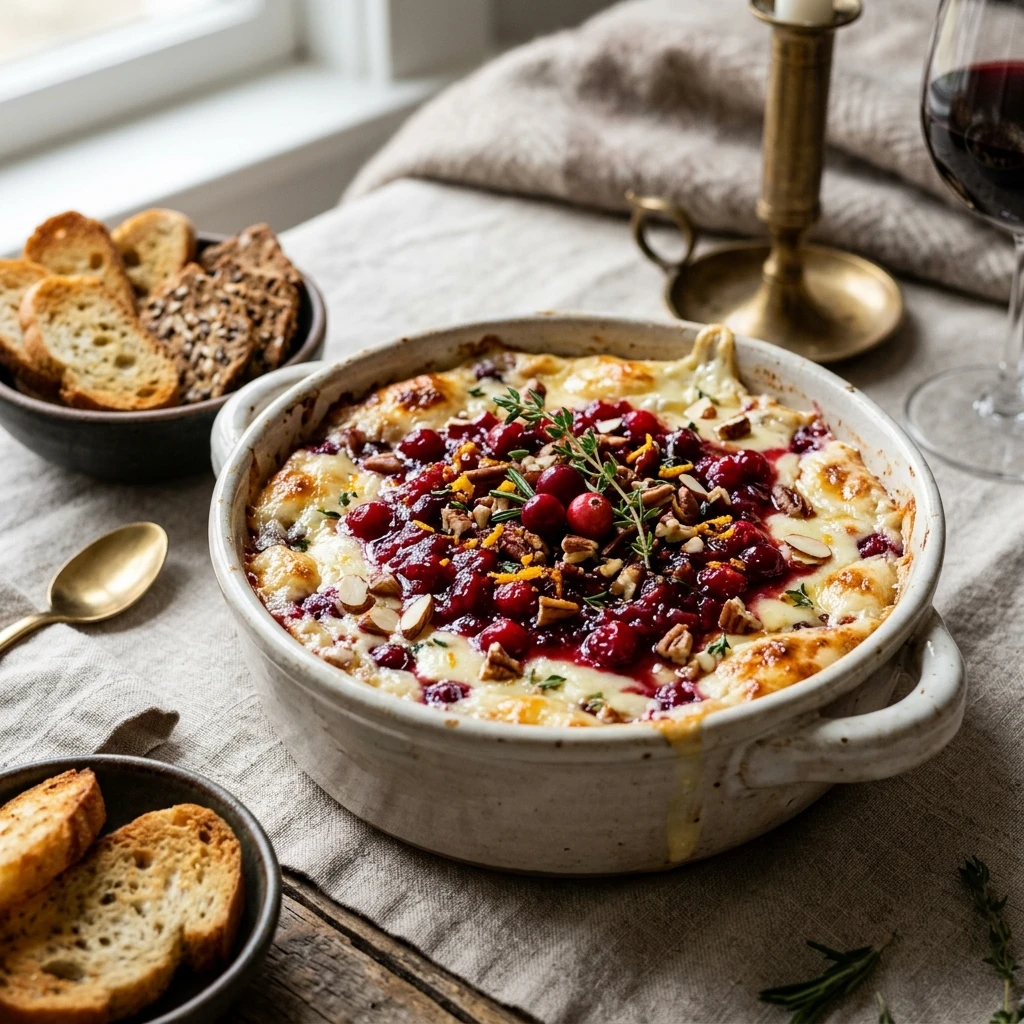 Baked Cranberry Cream Cheese Dip