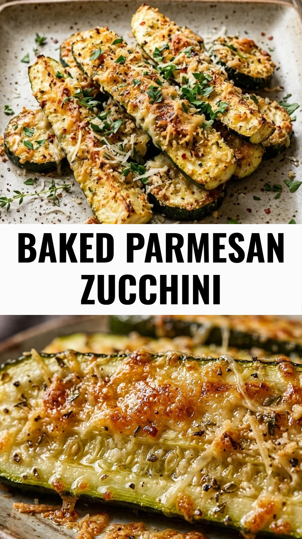 Baked Parmesan Zucchini