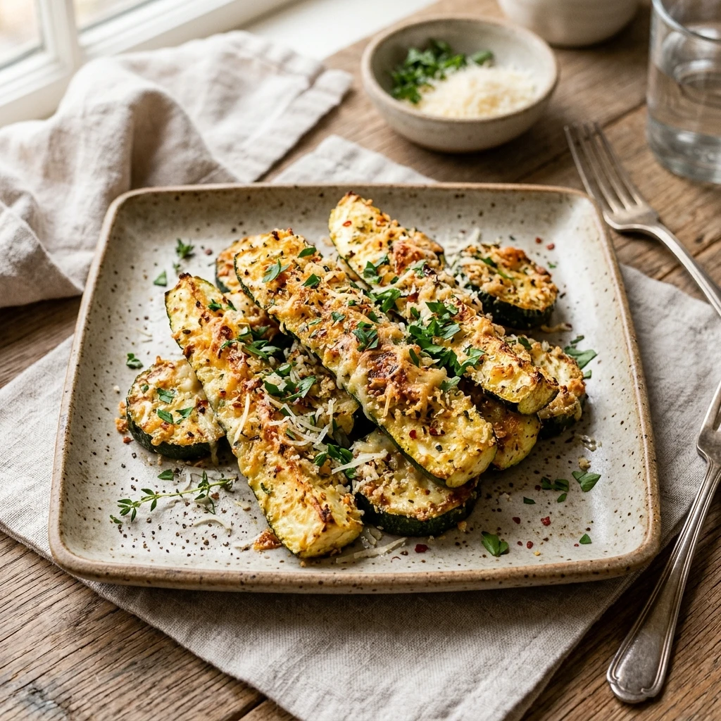 Baked Parmesan Zucchini