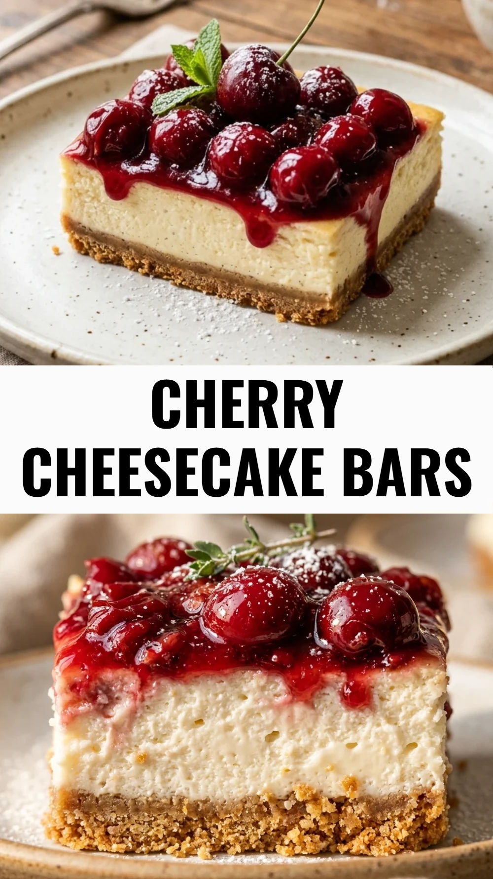 Cherry Cheesecake Bars