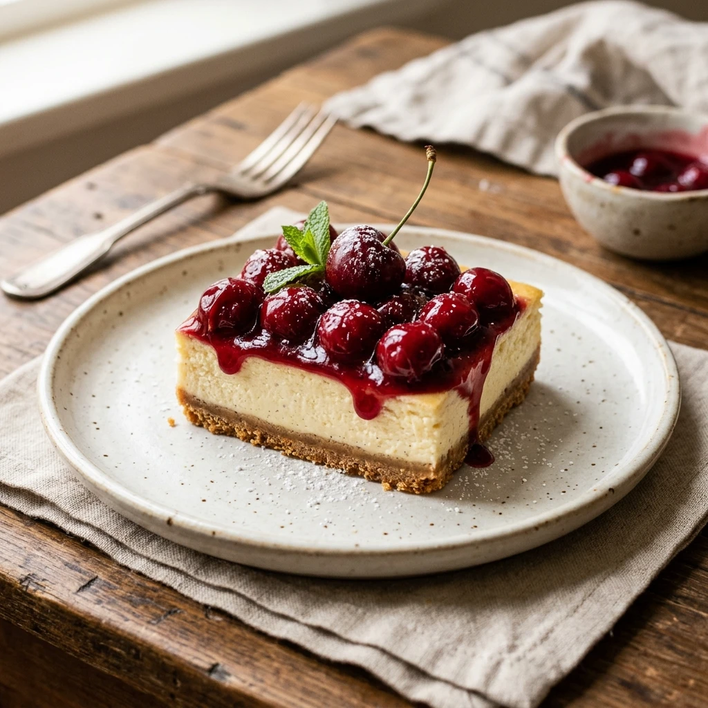 Cherry Cheesecake Bars