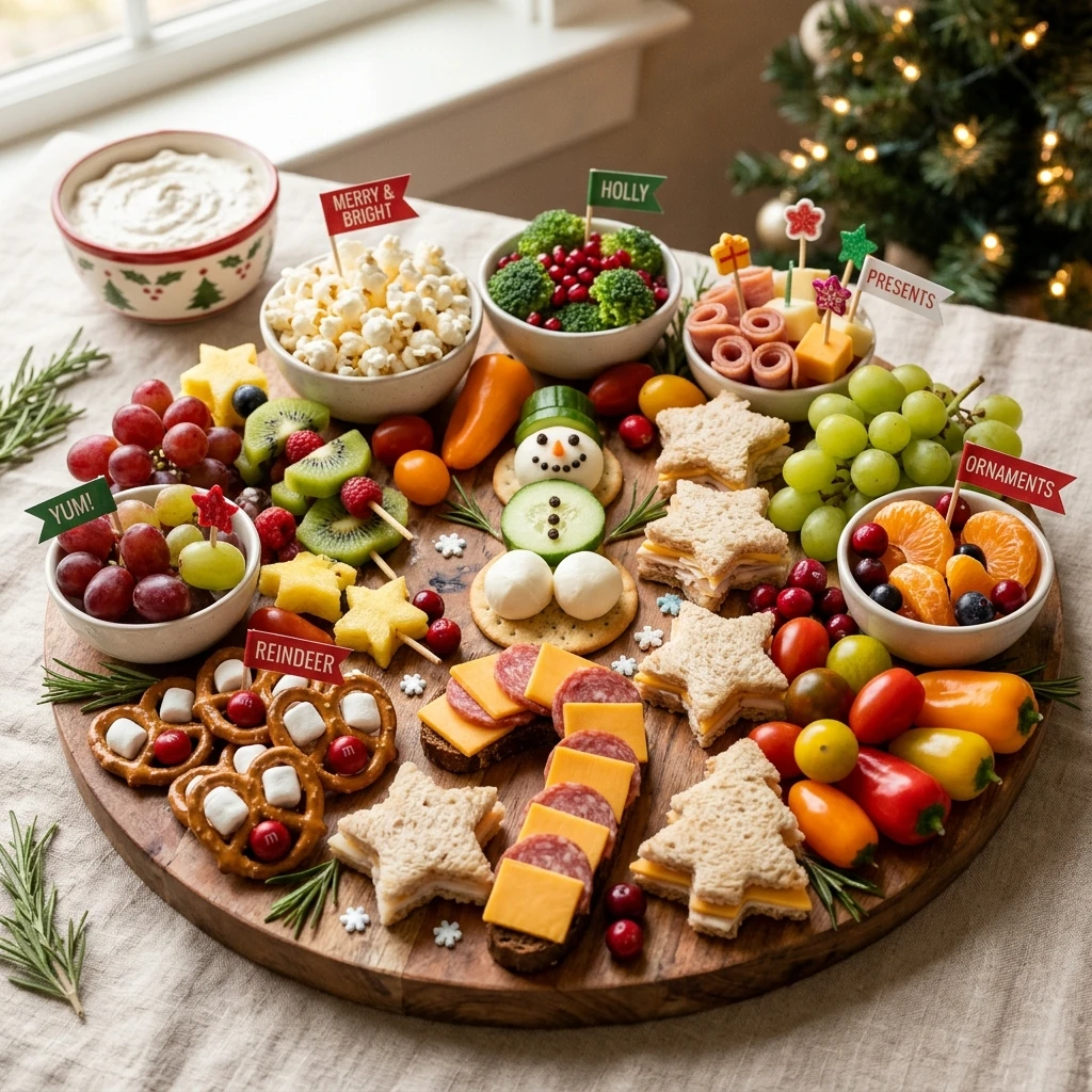 Christmas Charcuterie Board Ideas for Kids