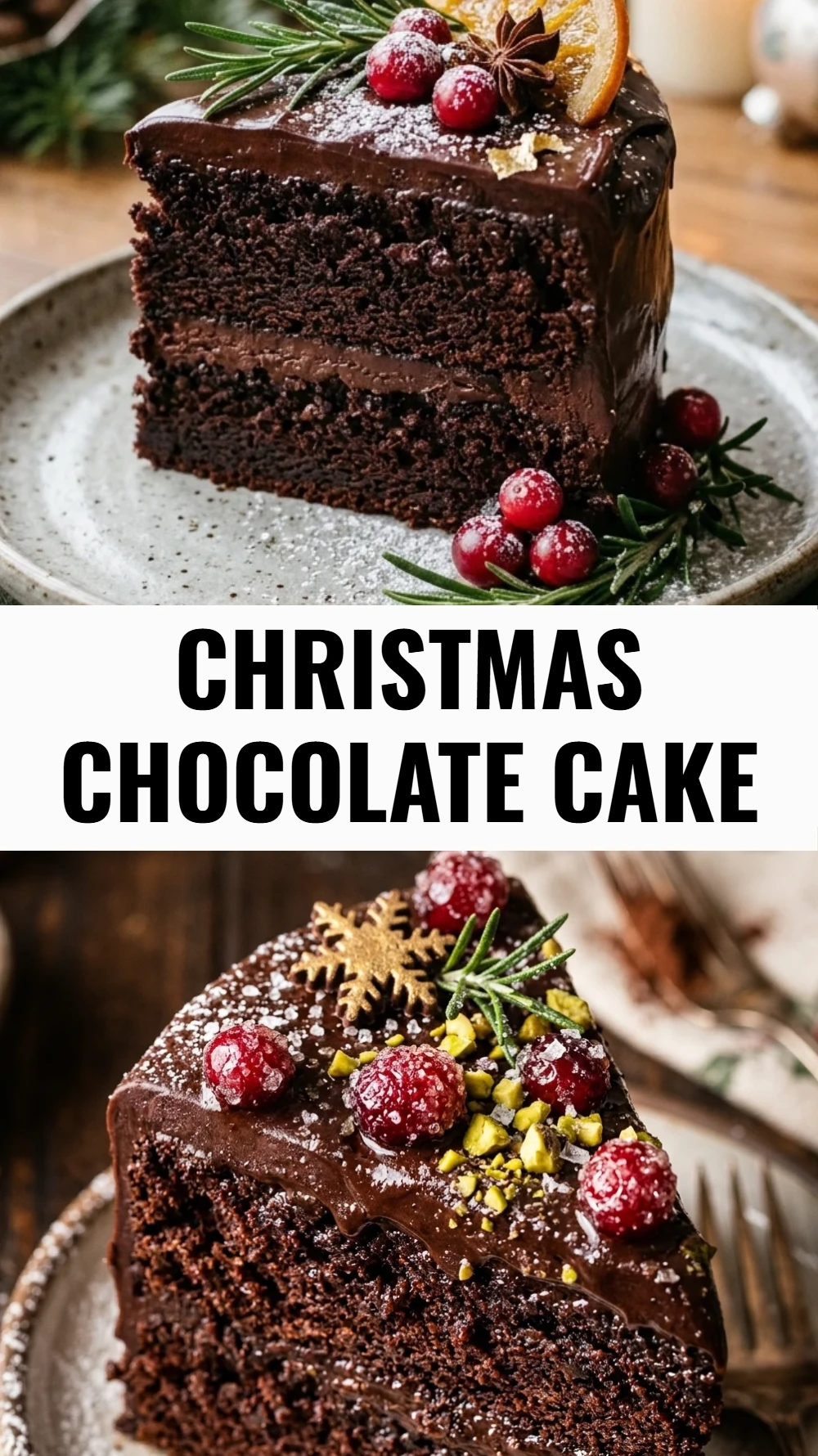 Christmas Chocolate Cake