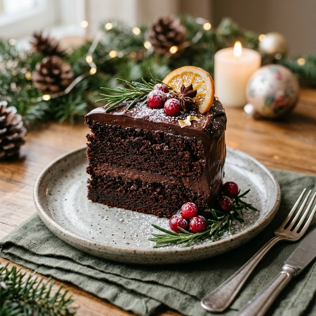 Christmas Chocolate Cake