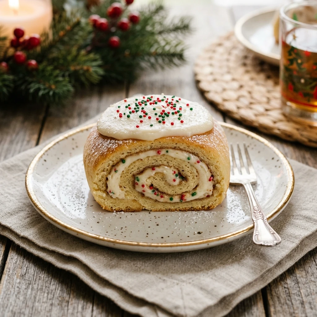 Christmas Sugar Cookie Rolls
