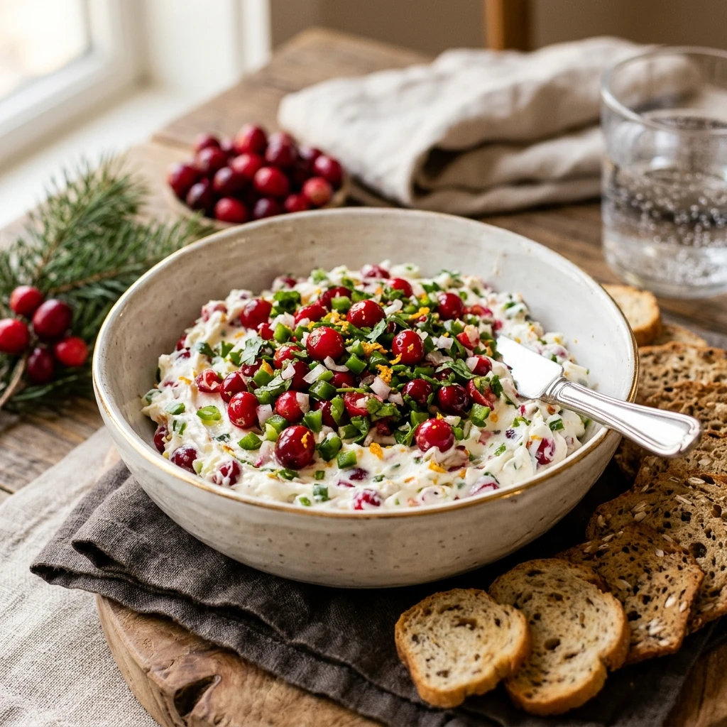Cranberry Jalapeno Cream Cheese Dip