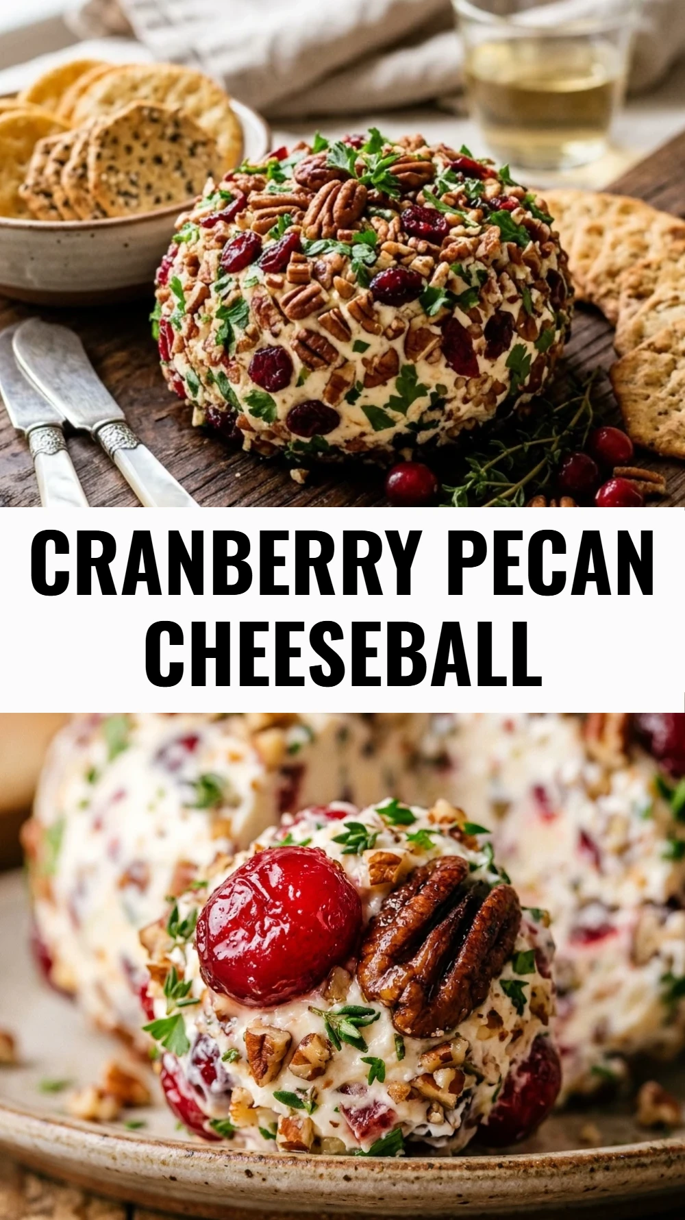 Cranberry Pecan Cheeseball