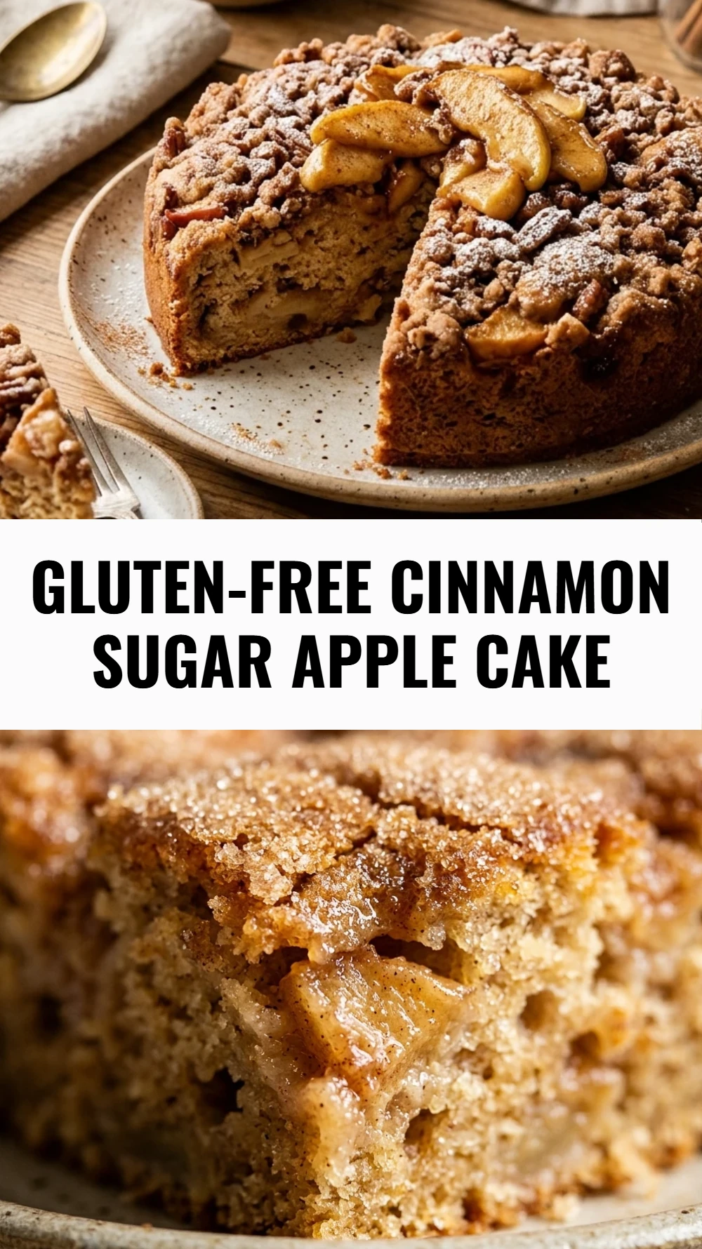 Gluten-Free Cinnamon Sugar Apple Cake