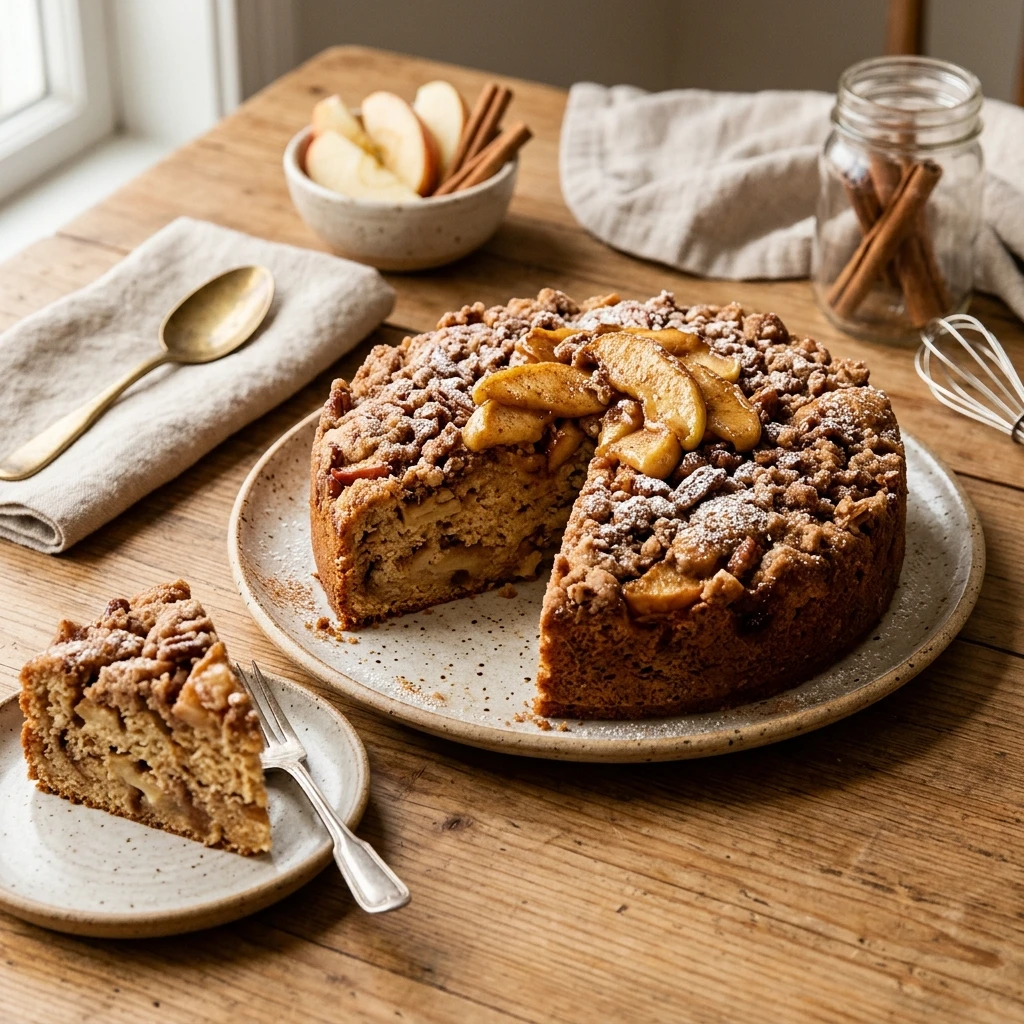 Gluten-Free Cinnamon Sugar Apple Cake