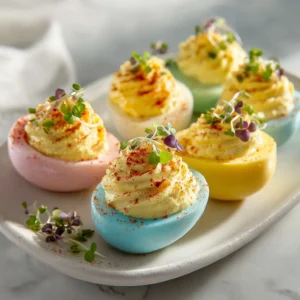 Colored Deviled Eggs