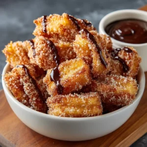 Crispy Air Fryer Churro Bites
