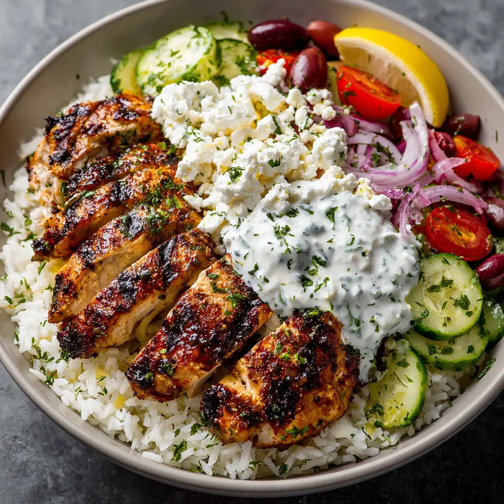 Greek Chicken Bowls