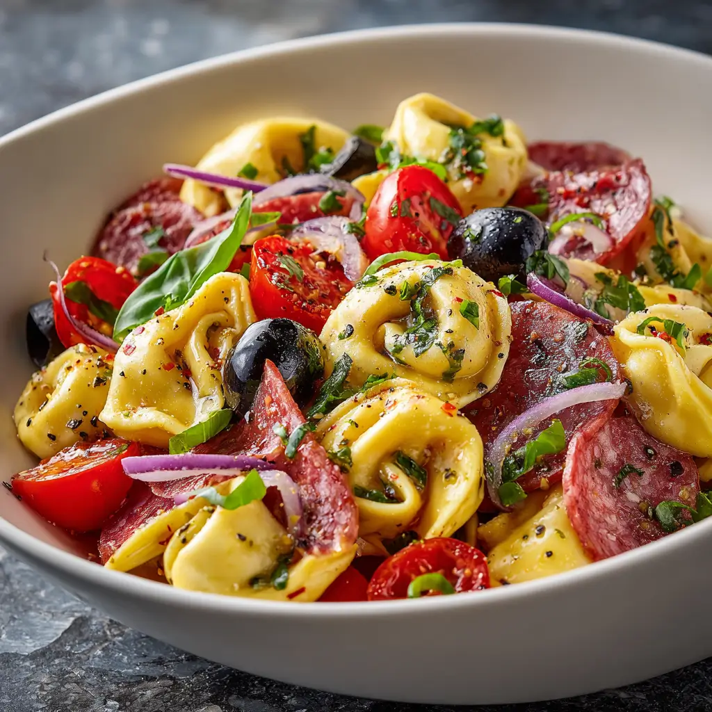 Italian Tortellini Pasta Salad