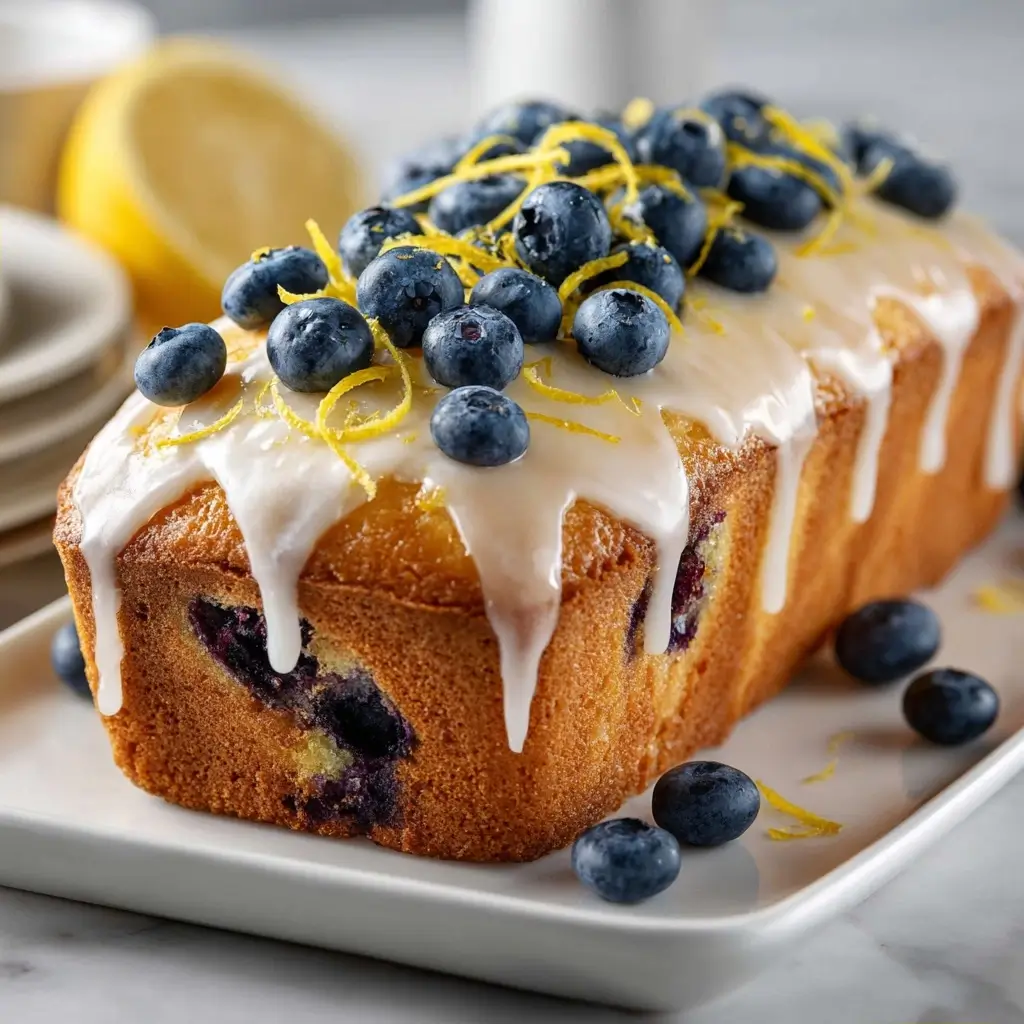 Lemon Blueberry Sheet Cake