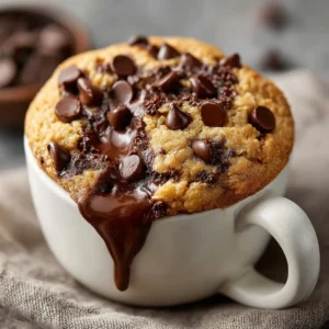 Microwave Chocolate Chip Mug Cookie Recipe