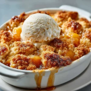 Peach Cobbler Dump Cake
