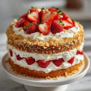 Strawberry Shortcake Cake