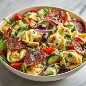 Tasty Grinder Tortellini Salad