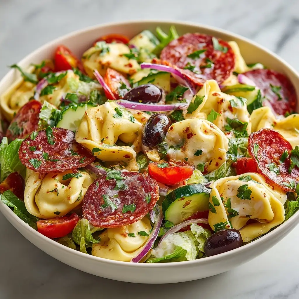 Tasty Grinder Tortellini Salad