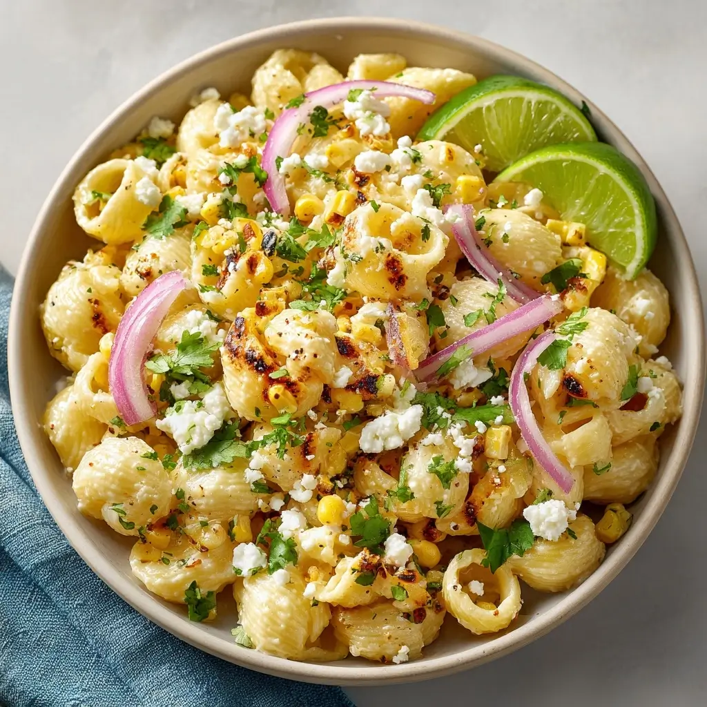 The Best Street Corn Pasta Salad