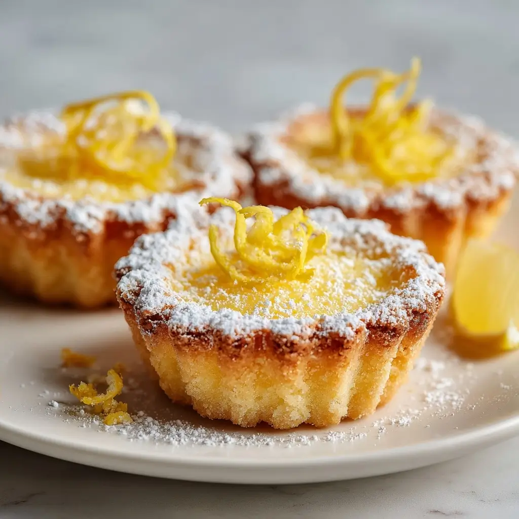 Baby Lemon Impossible Mini Pies