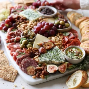 Charcuterie Board For A Dinner Party: Easy Make Ahead Platter