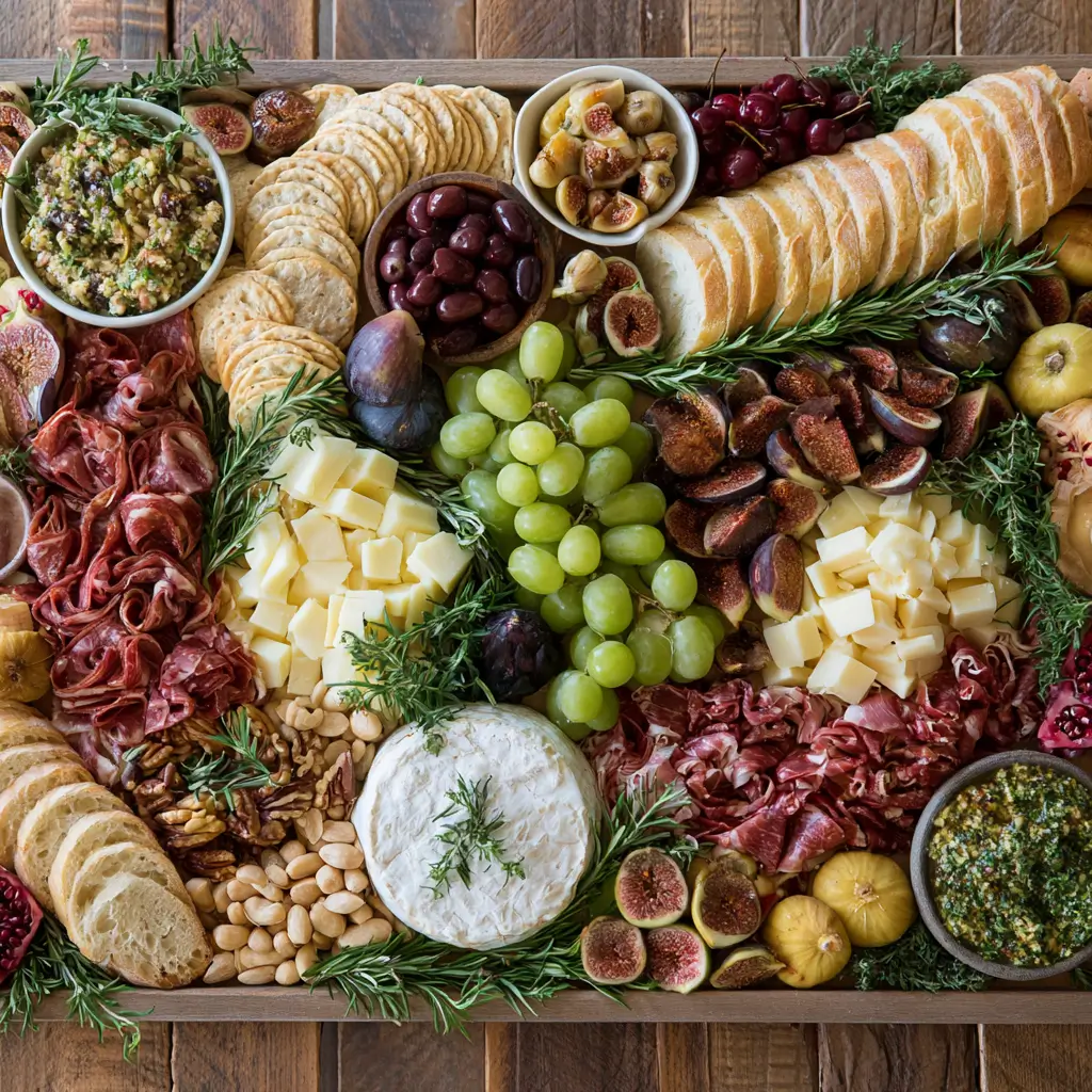 Charcuterie Buffet Table For 50 Guests: Easy Party Platter Setup