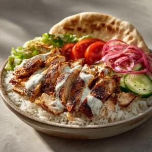 Chicken Shawarma With Creamy Garlic