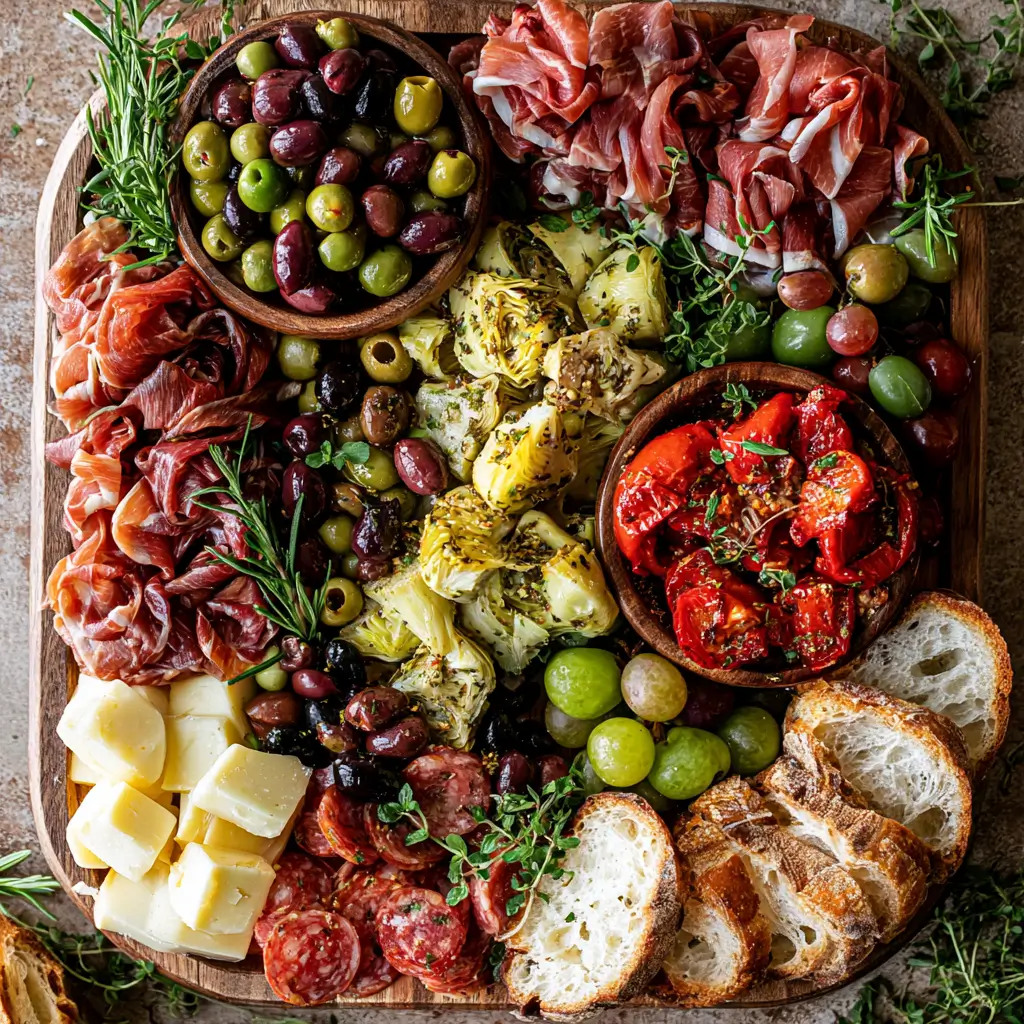 Italian Charcuterie Board: Meats, Olives & Antipasto Platter Ideas