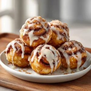 Quick Cinnamon Roll Bites