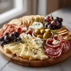 Round Charcuterie Board: Easy Plating & Garnish Arrangement Tips