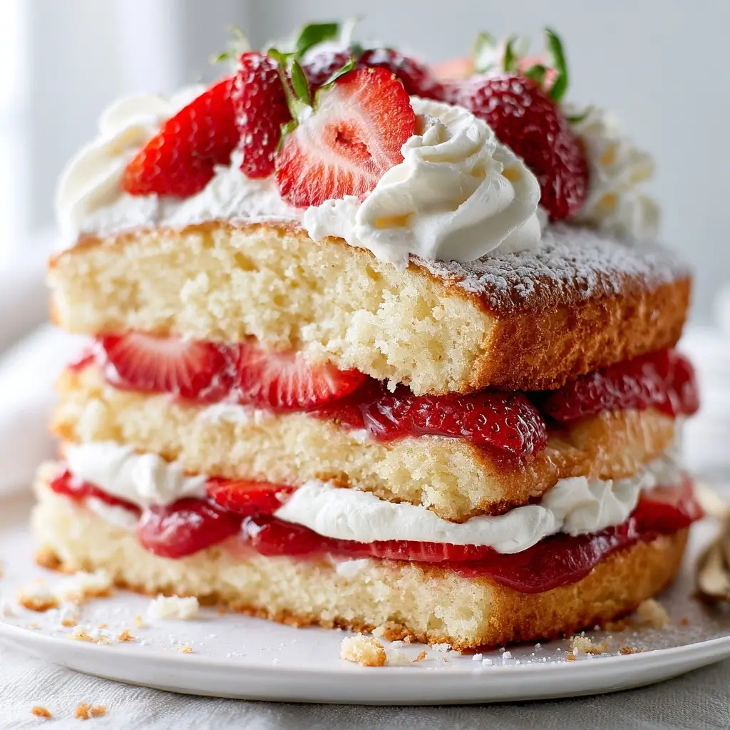 Shortcake Strawberry Cake