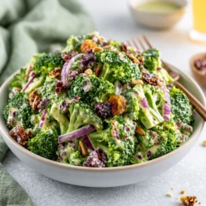 Broccoli Salad With Honey Dijon Dressing