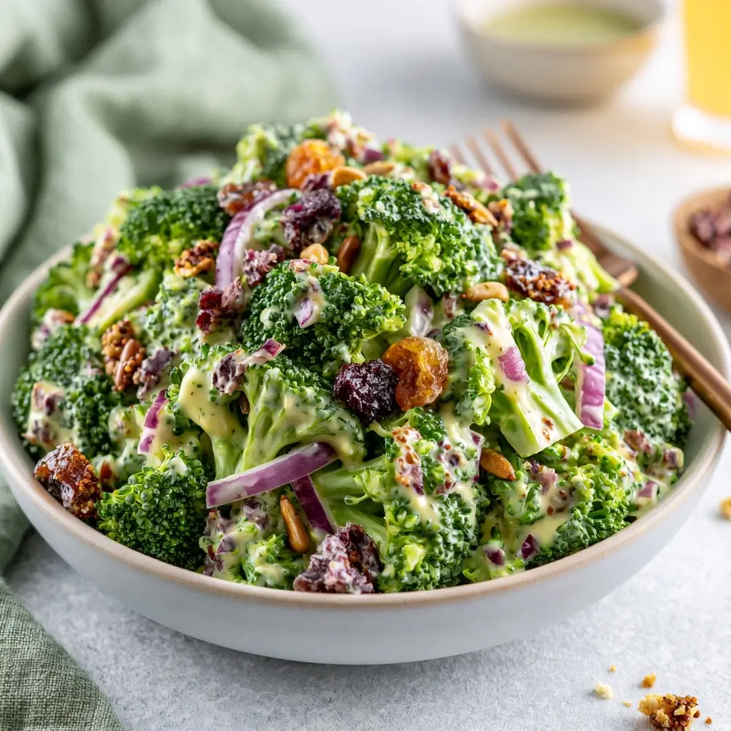 Broccoli Salad With Honey Dijon Dressing