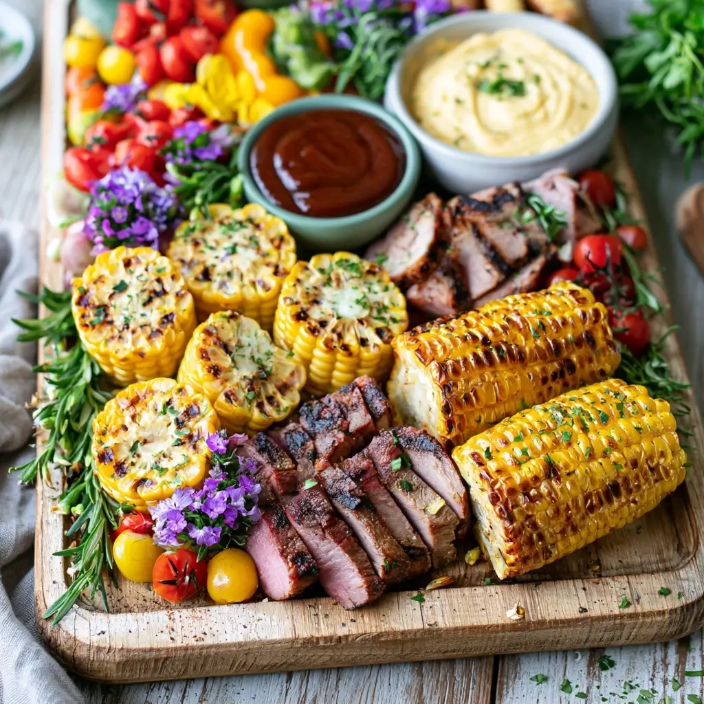 Corn And Bbq Charcuterie Board Ideas