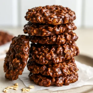 Easy 10 Minute Chocolate No Bake Cookies