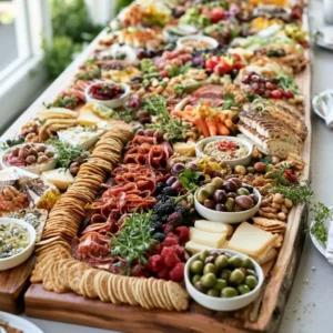 Grazing Table For Outdoor Party & Large Party Boards