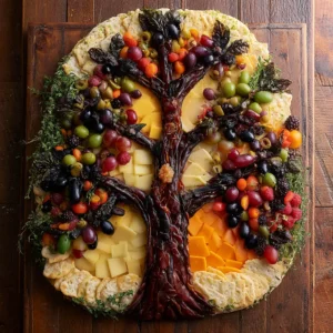 Haunted Tree Halloween Charcuterie Boar