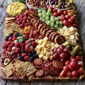 Labor Day Charcuterie Board For A Backyard Bbq Party