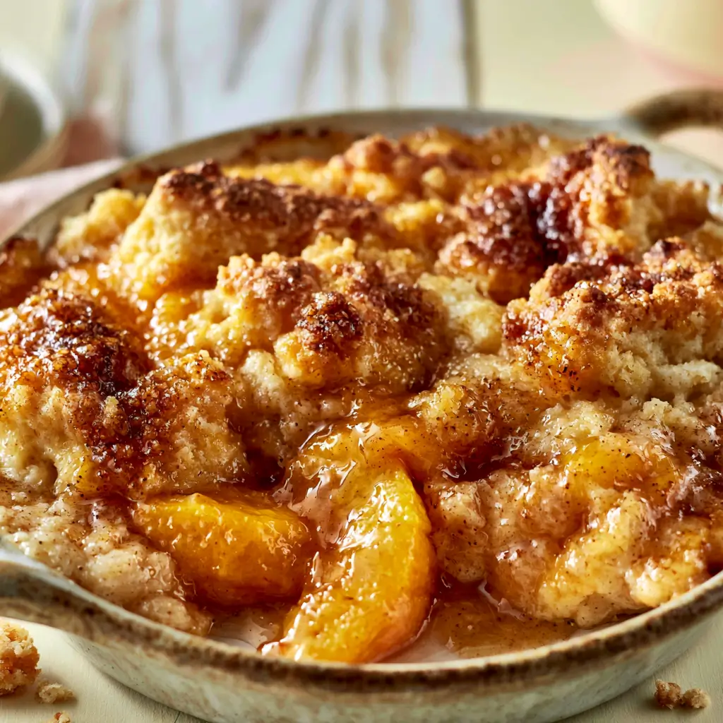 Old Fashioned Peach Cobbler