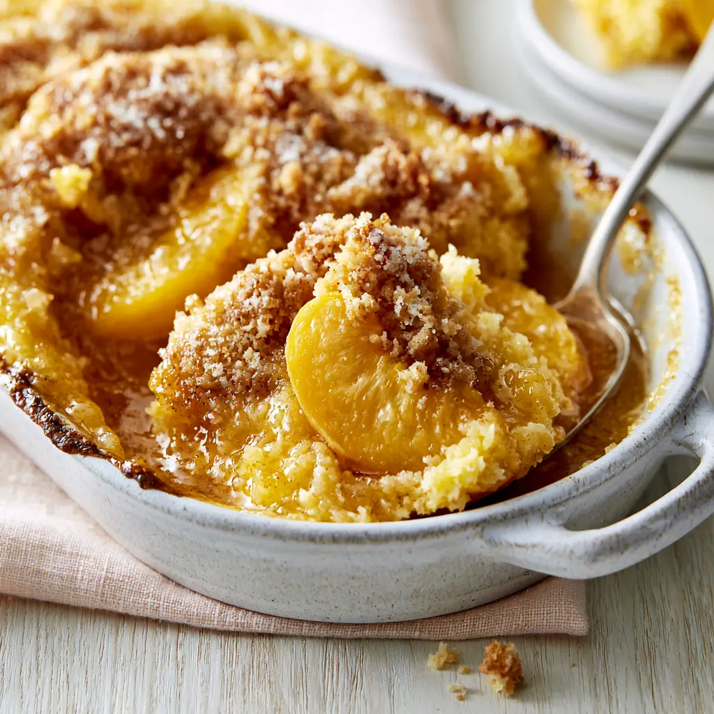 Peach Dump Cake