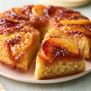 Peach Upside Down Cake Recipe