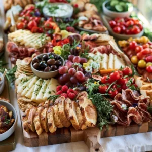 Summer Grazing Table For Backyard Bbq