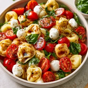 Tortellini Caprese Pasta Salad
