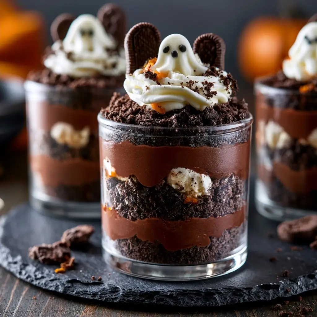 Halloween Dirt Cups Recipe Spooky Graveyard Treat