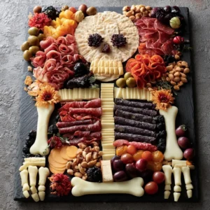 Skeleton Charcuterie Board | Halloween Party Centerpiece