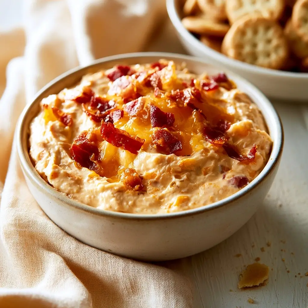 Creamy Bacon Cheddar Dip For Thanksgiving