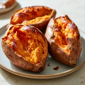 Perfect Baked Sweet Potato Easy Veggie Side Dish For Thanksgiving