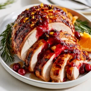 Perfect Cranberry Orange Glazed Turkey Breast For The Holidays
