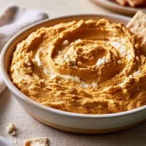 Pumpkin Whipped Feta Dip For Thanksgiving